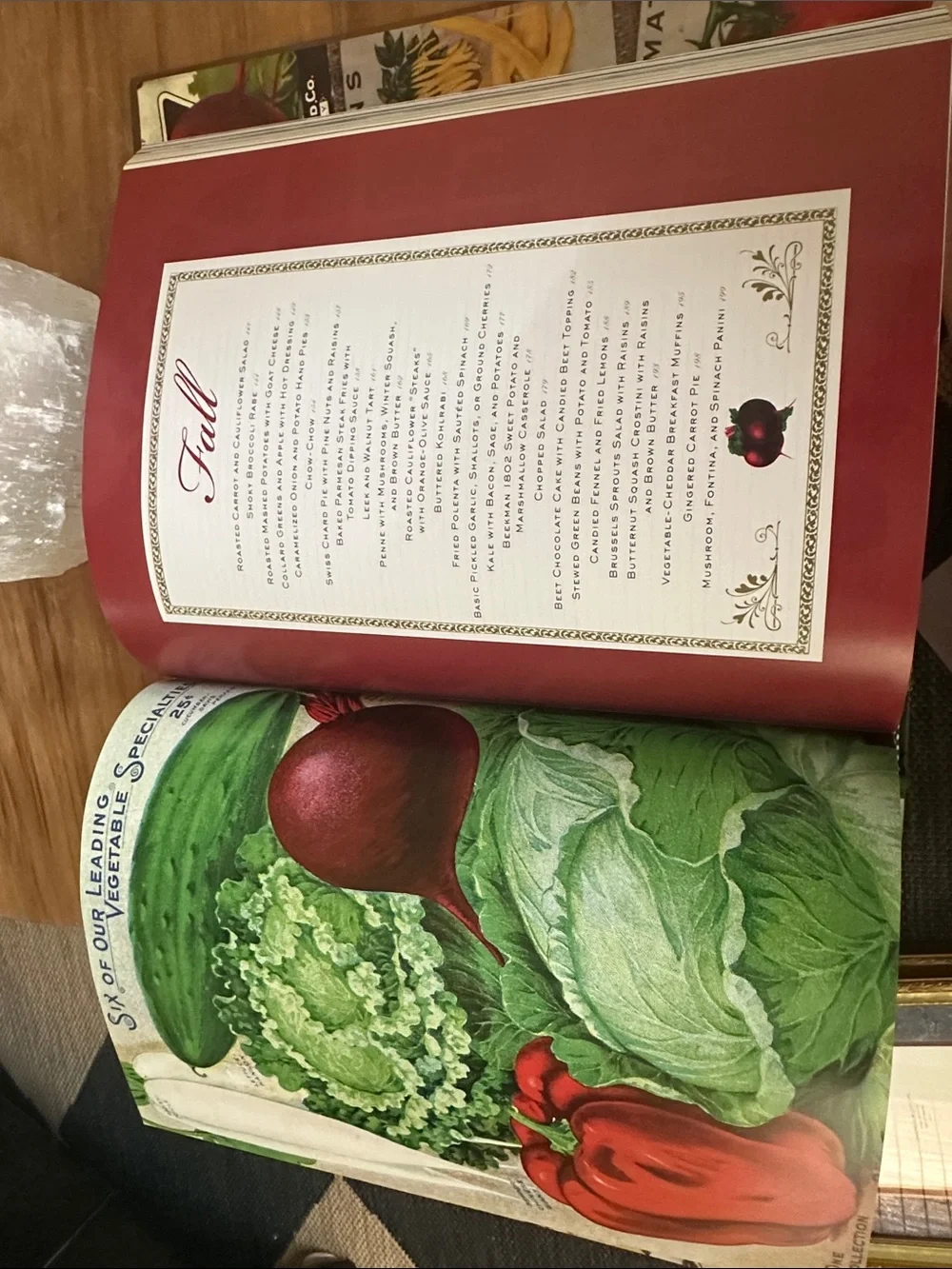 Beekman 1802 Heirloom Vegetable Cookbook — Green and White Cover